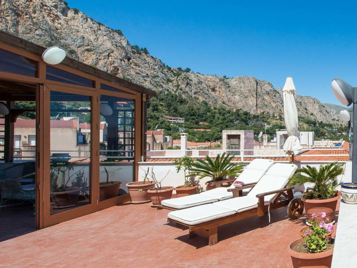 Casa Con Terrazza Sul Mare All'Addaura Палермо Экстерьер фото