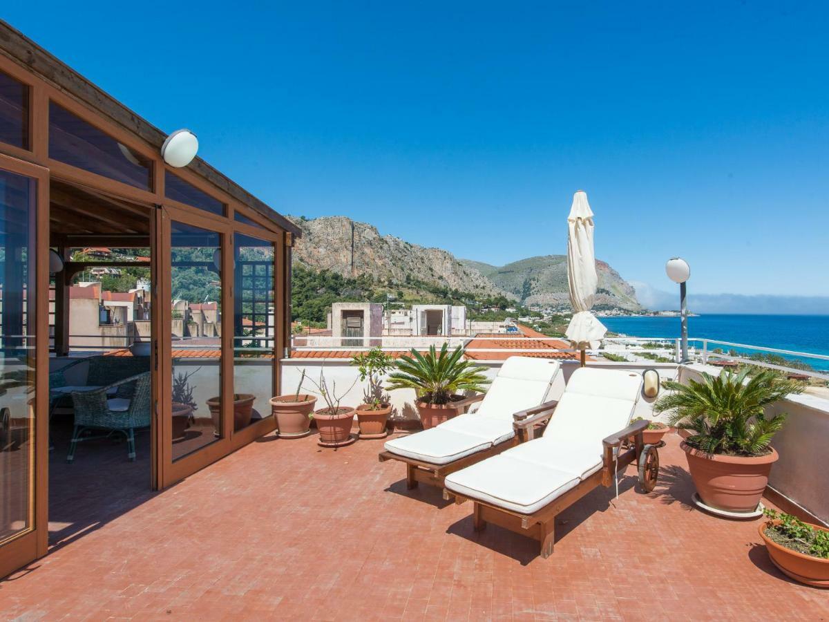 Casa Con Terrazza Sul Mare All'Addaura Палермо Экстерьер фото